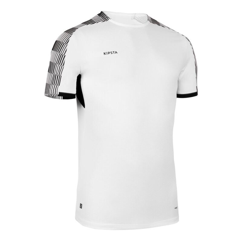 Yetişkin Futbol Forması - Beyaz/Siyah - Viralto Damier