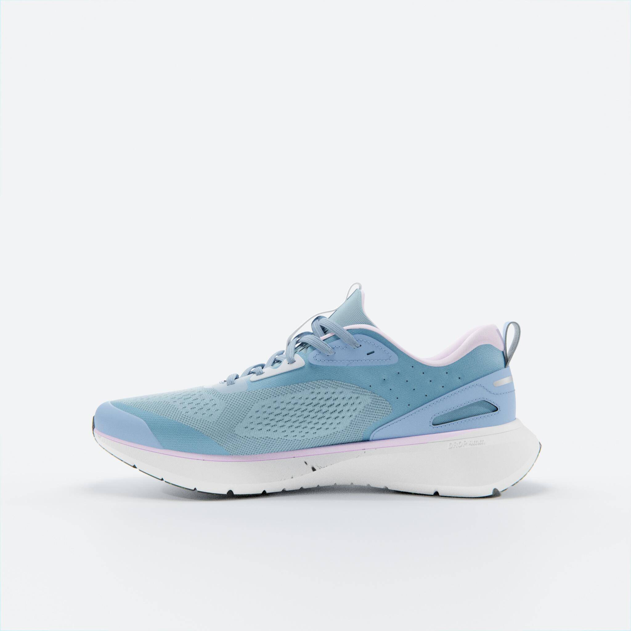 Women Running Shoes Superior Grip Cushioned Upto 20km/week, Jogflow 190.1 -Lilac -  3