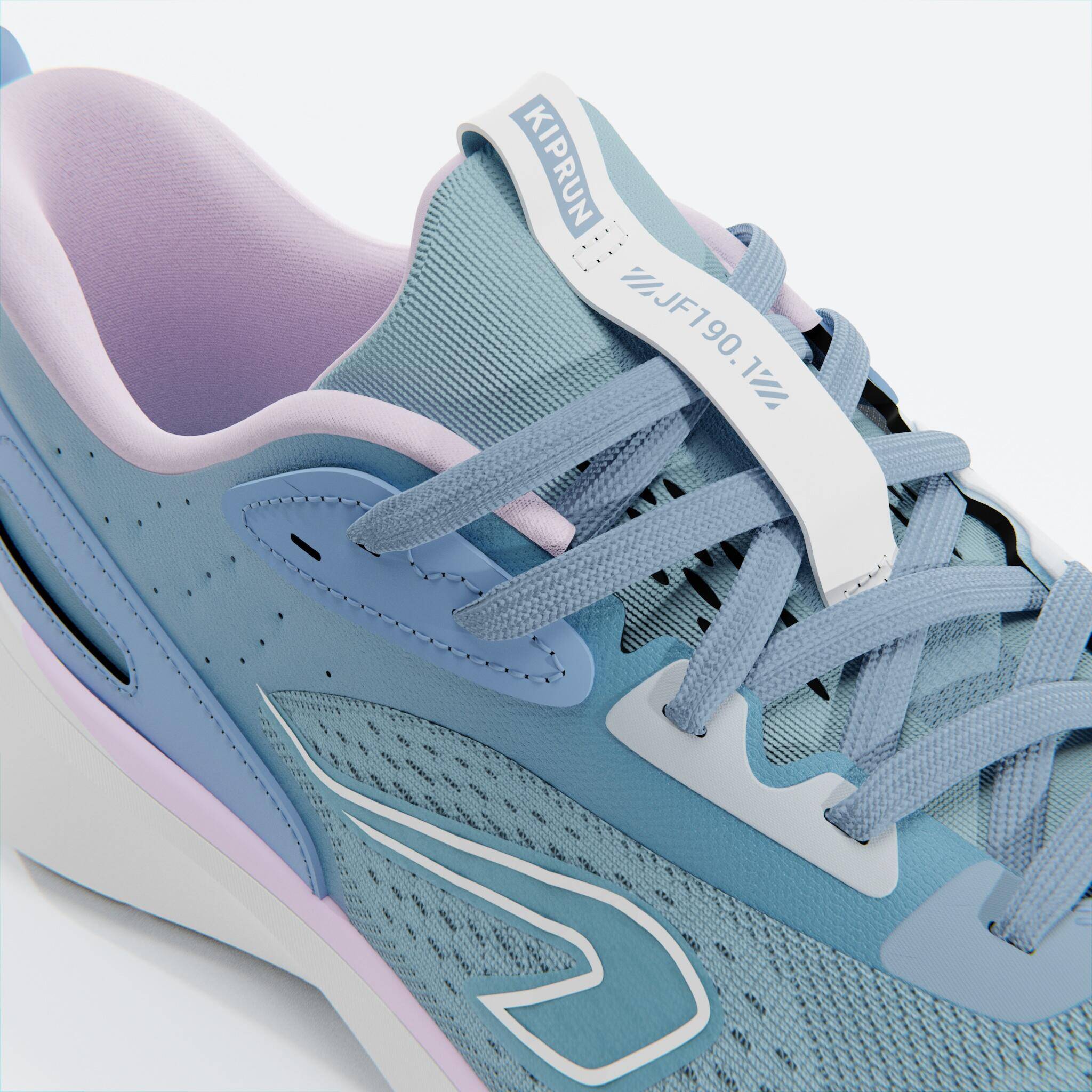 Women Running Shoes Superior Grip Cushioned Upto 20km/week, Jogflow 190.1 -Lilac -  5