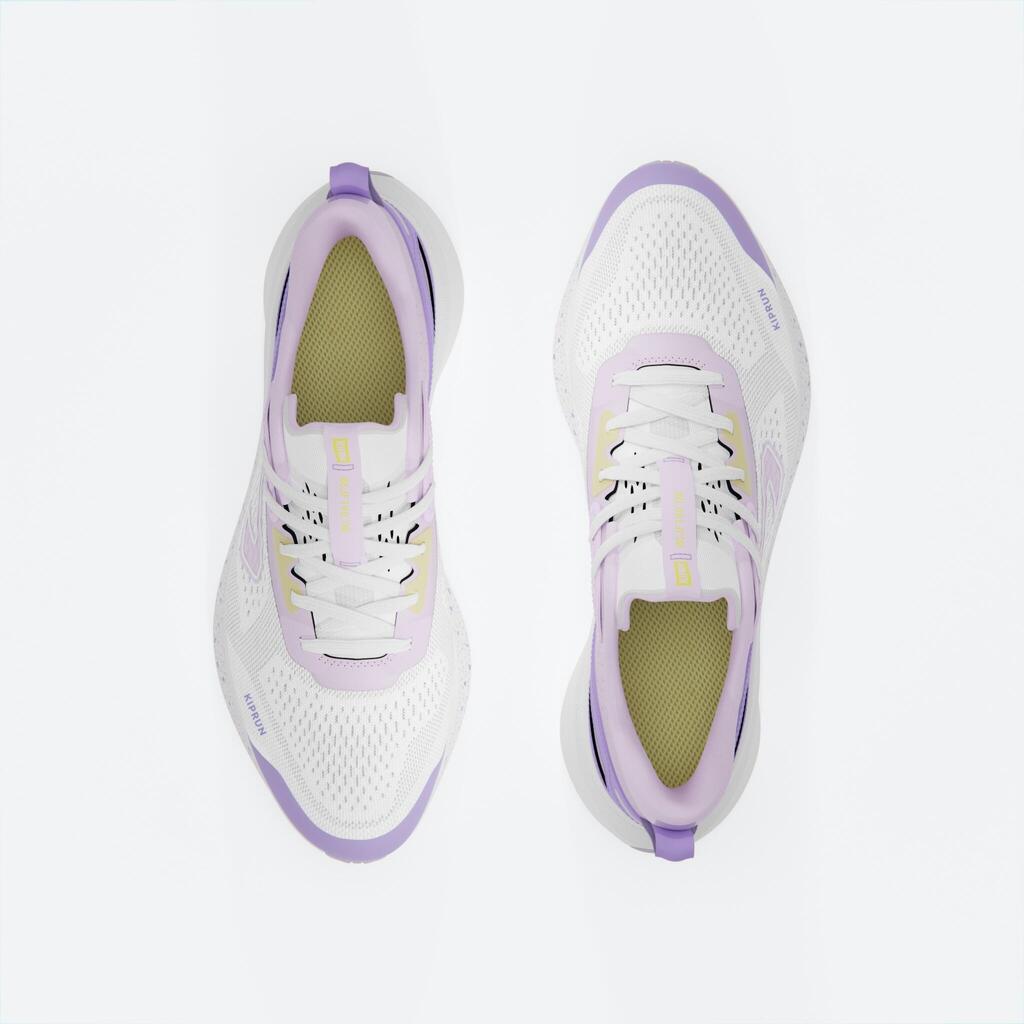 Chaussures de Running Femme, Kiprun Jogflow 190.1 Blanc Violet