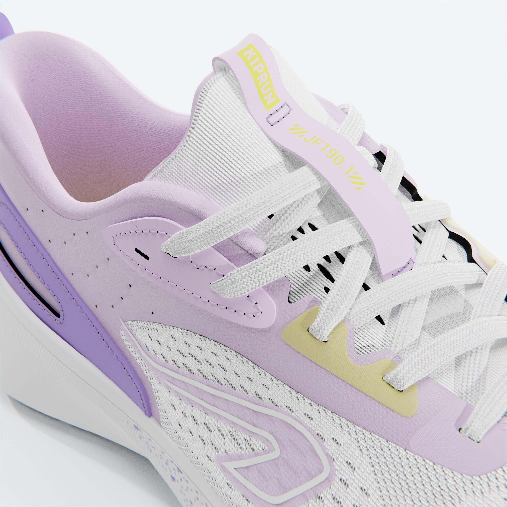 JOGFLOW 190.1 Women's Running Shoes - White/Purple 5/7