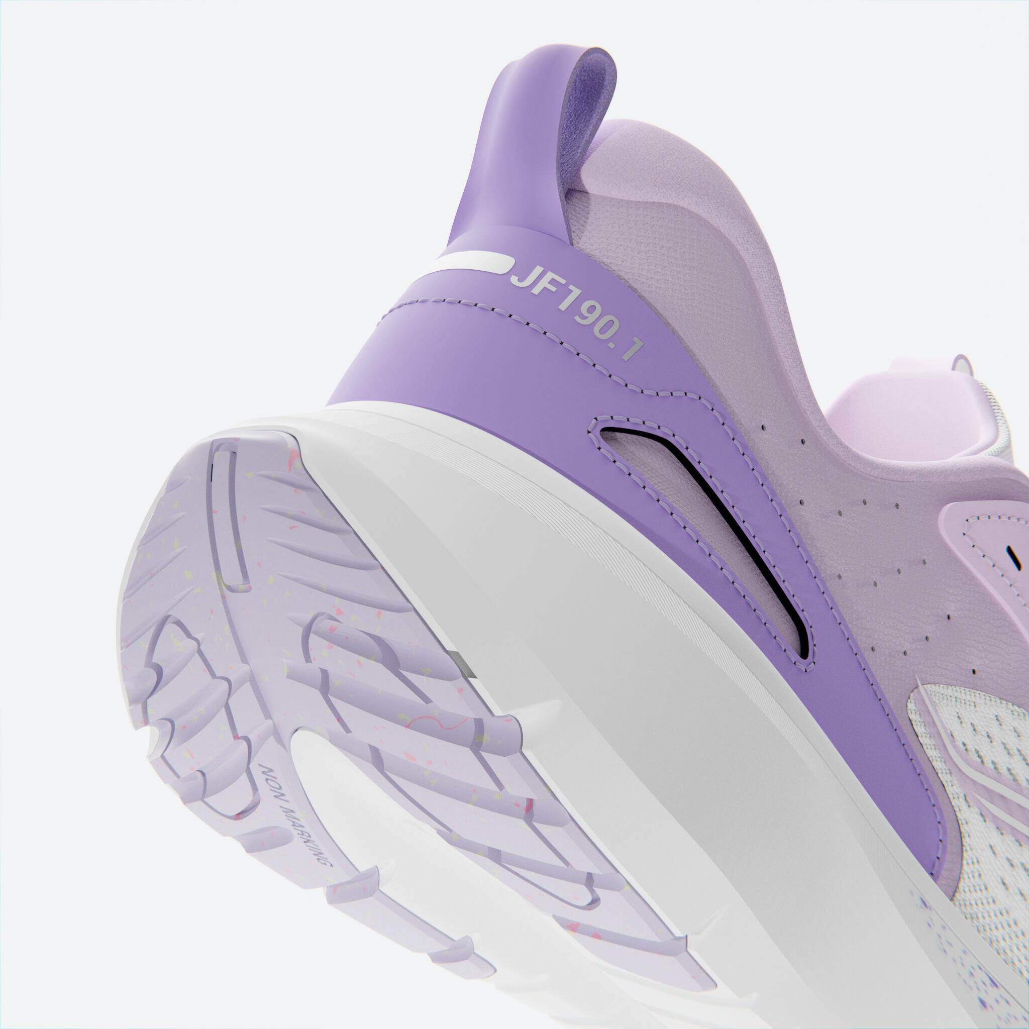 Jogflow 190.1 Women's Running Shoes - White/Purple -  5