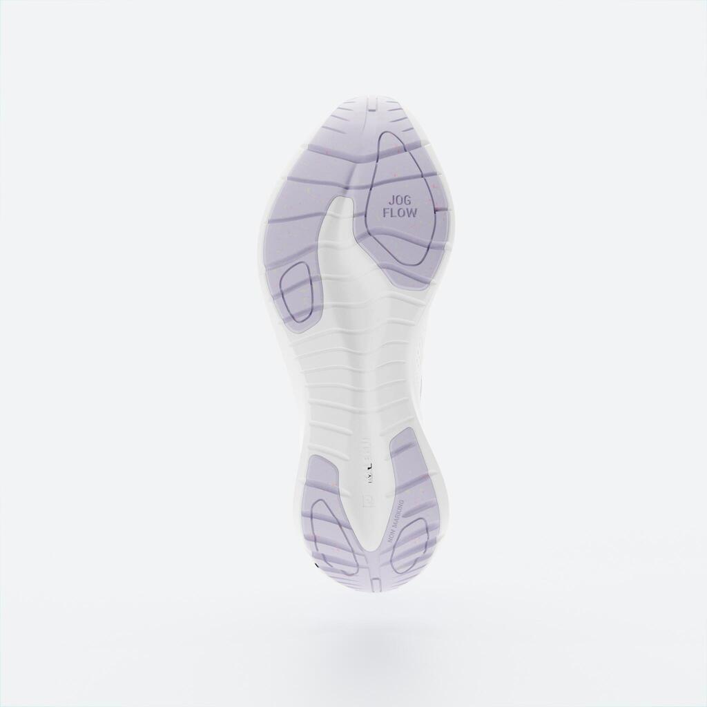 Chaussures de Running Femme, Kiprun Jogflow 190.1 Blanc Violet
