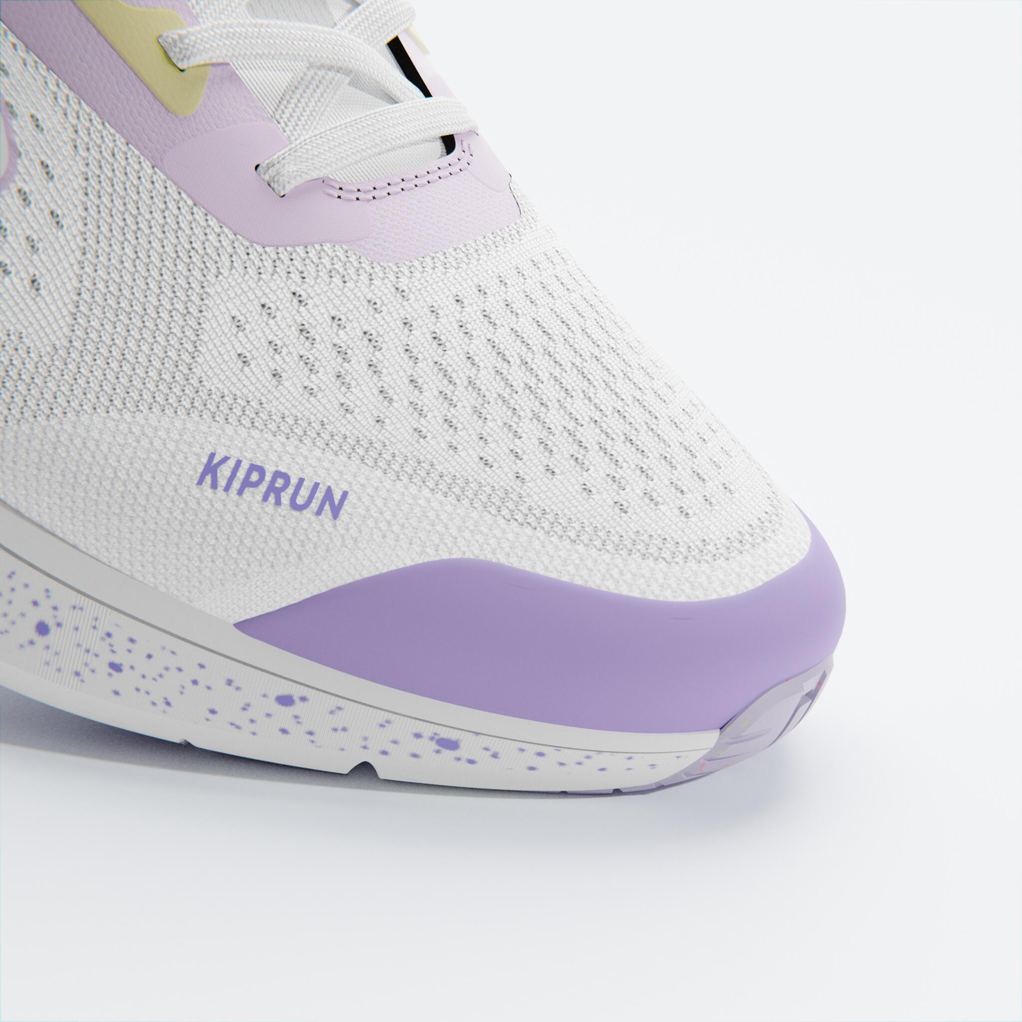 Kiprun Jogflow 190.1 Women's Running Shoes - White/Purple 4/7