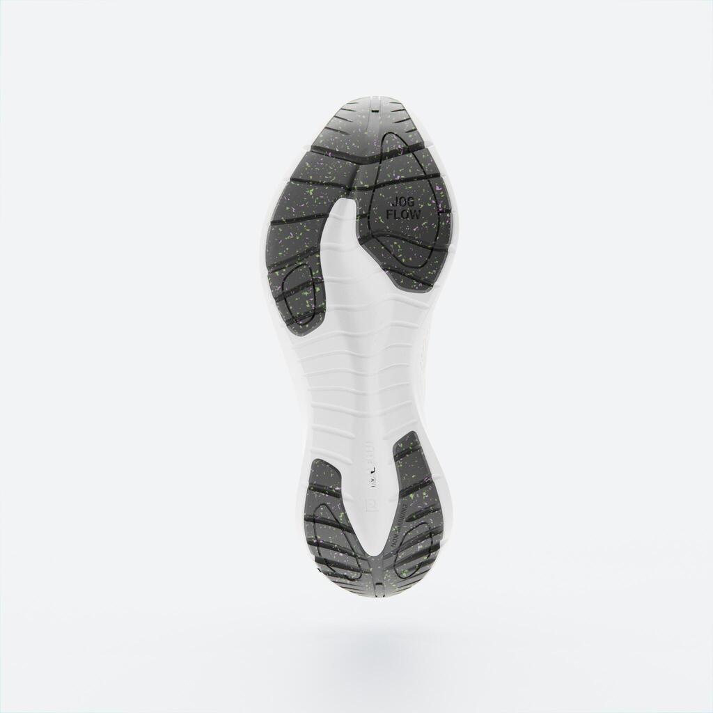 Chaussures de Running Femme, Kiprun Jogflow 190.1 Blanc Violet