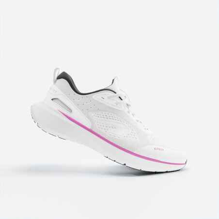 Tenis de running blanco con rosa para mujer Jogflow 190.1