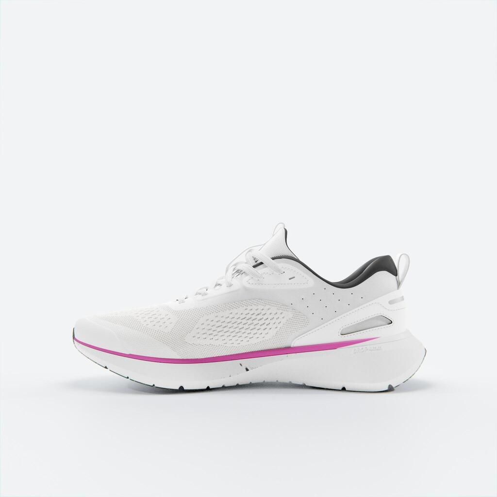 Chaussures de Running Femme, Kiprun Jogflow 190.1 Blanc Violet
