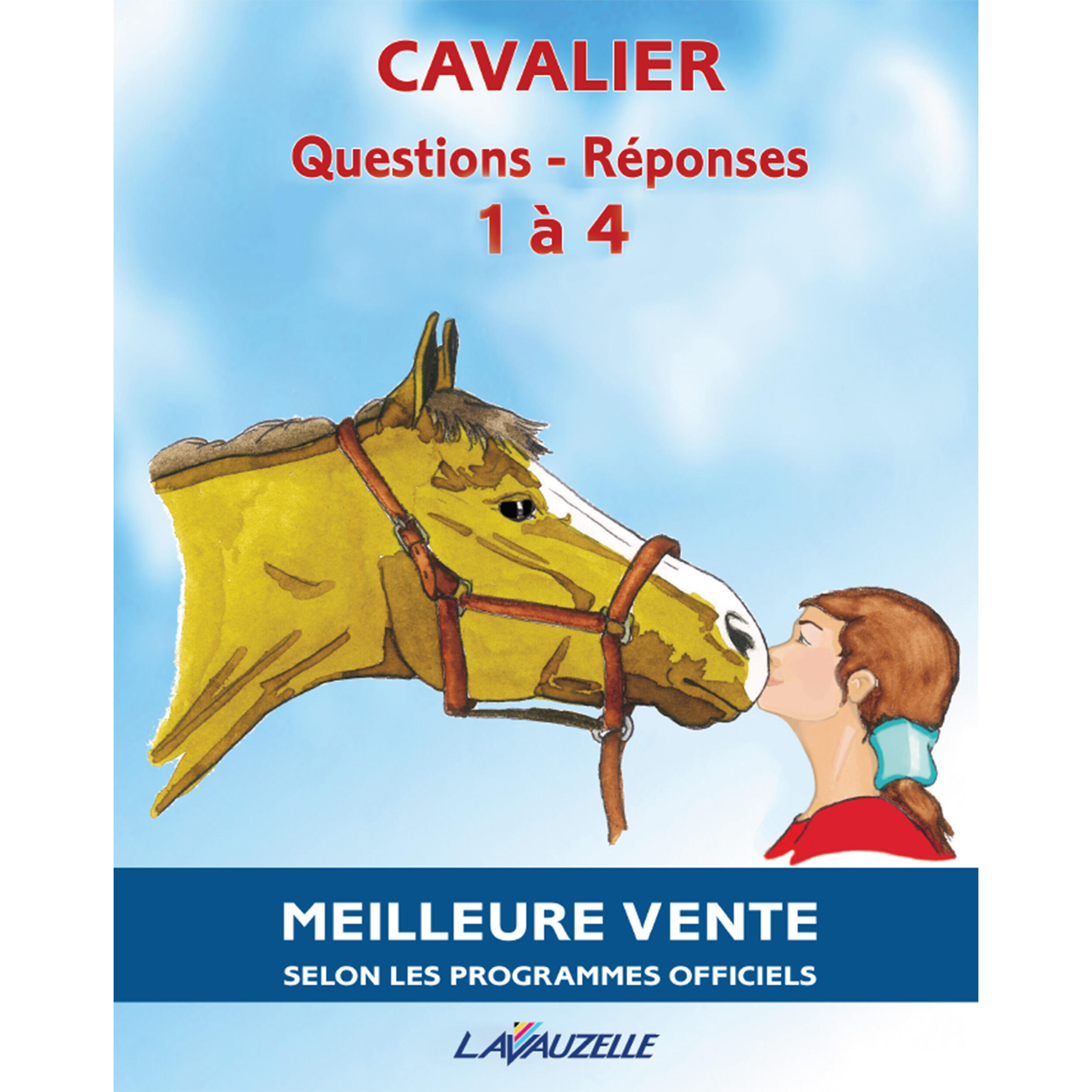 LAVAUZELLE Horse Riding Book Questions and Answers, 1 to 4 and Level 1