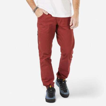 Pantalon d'escalade en coton Vertika Homme - Brique