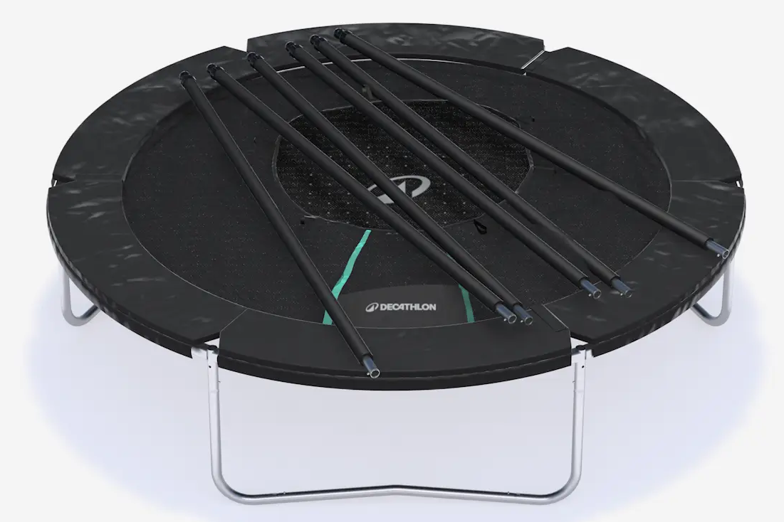 Trampolino rotondo 420: Guida utilizzatore e riparazione