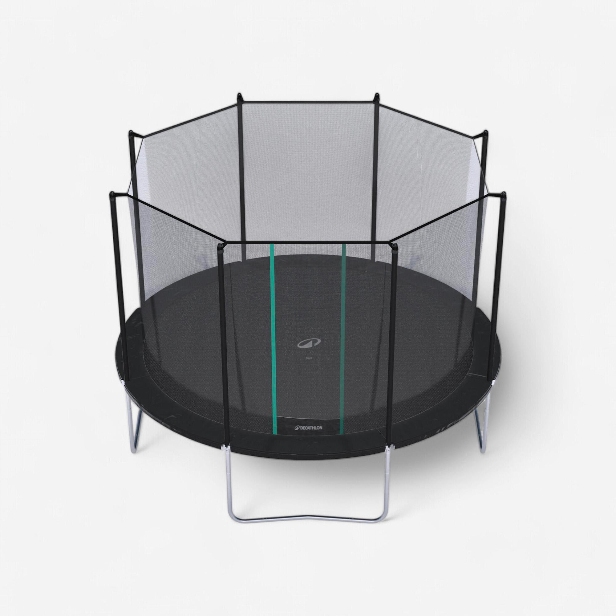 Trampolin mit Sicherheitsnetz Montage ohne Werkzeug - 360