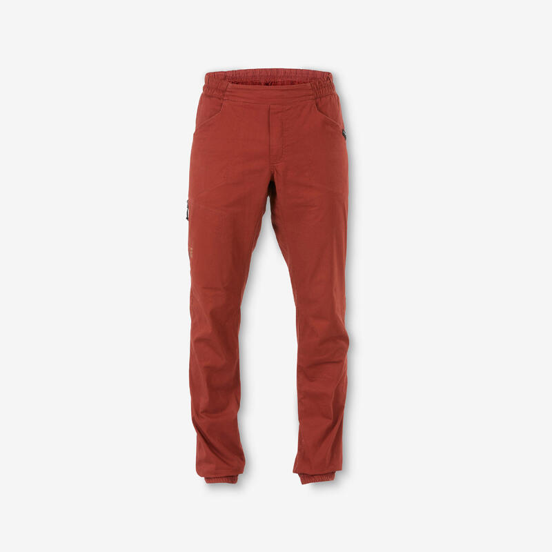 Pantaloni de escaladă din bumbac, Vertika maro bărbați