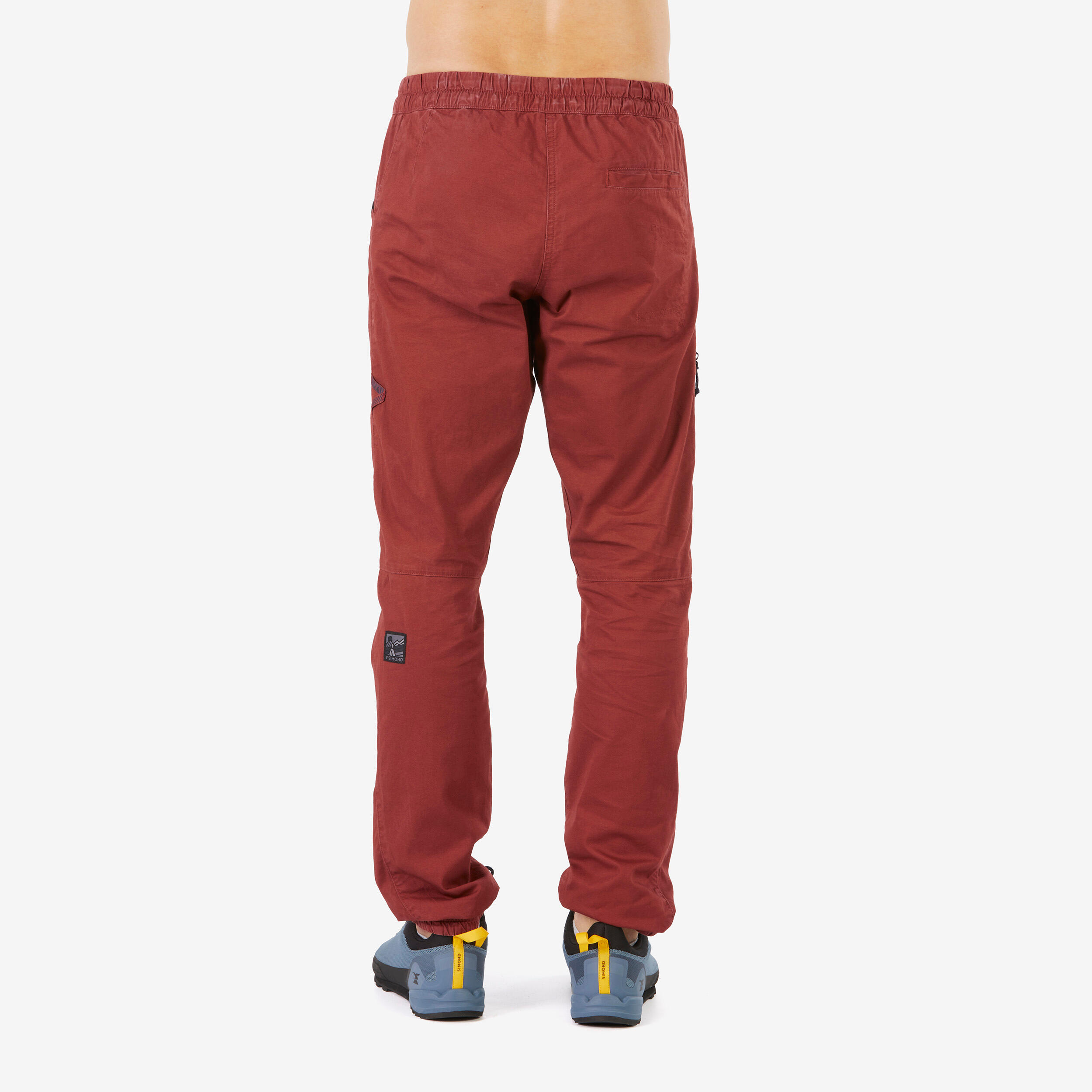 Vertika Men's cotton climbing pants - Brick