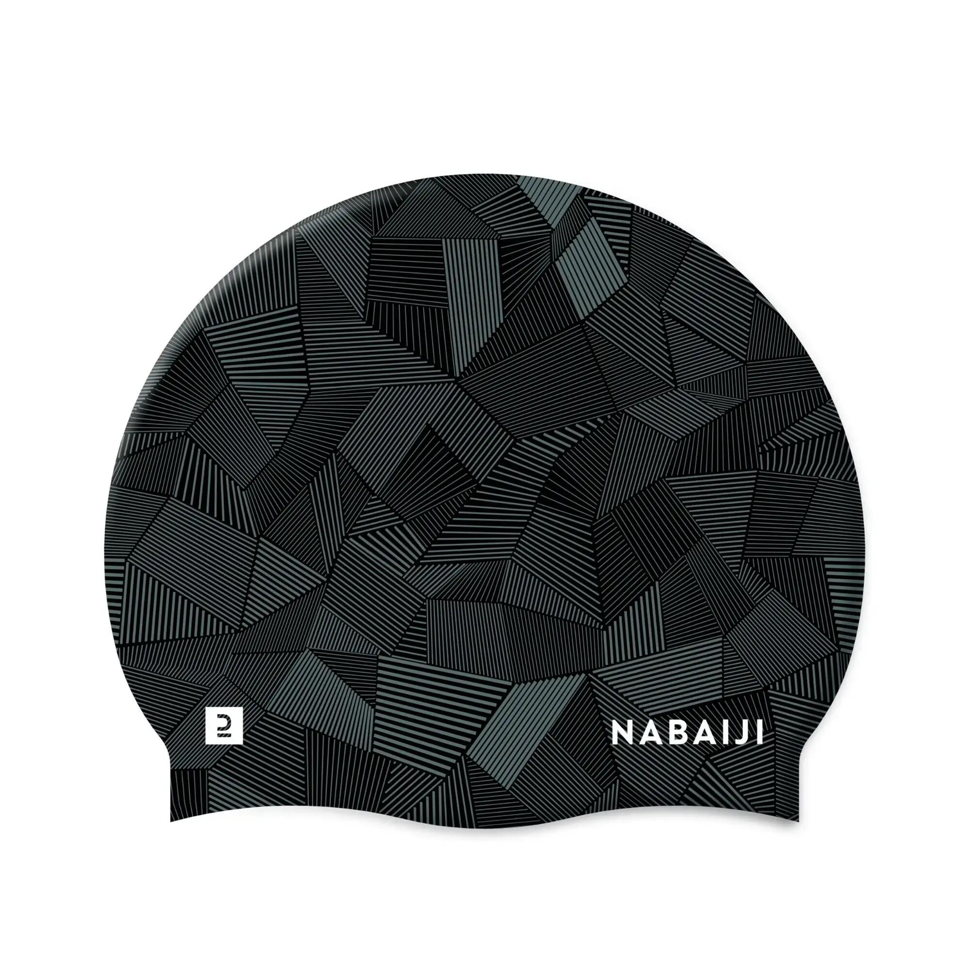 Gorro de natación en silicona Nabaiji 500 - Gris oscuro 3/7