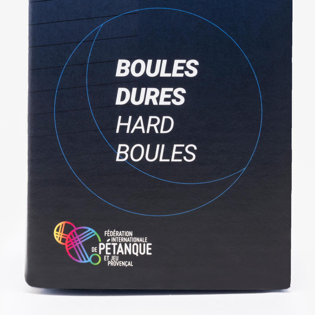 3 boules de pétanque homologuées compétition dures ALPHA
