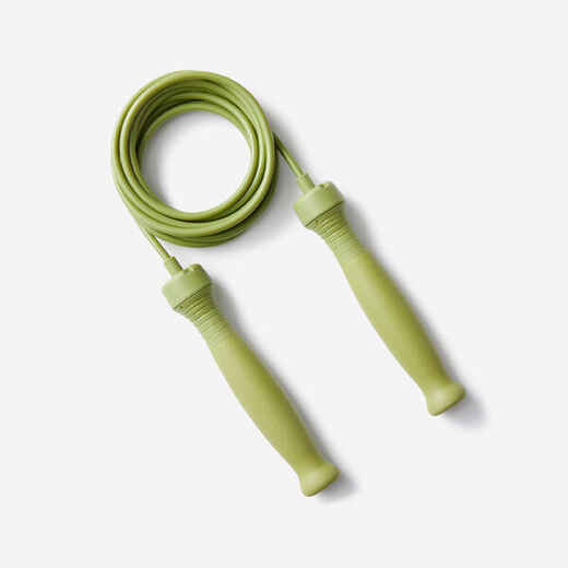 
      Jump Rope with Rubber Handles 3 m Adjustable Length - Green
  
