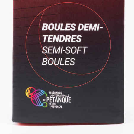 3 competition-approved half-tender boules SIGMA