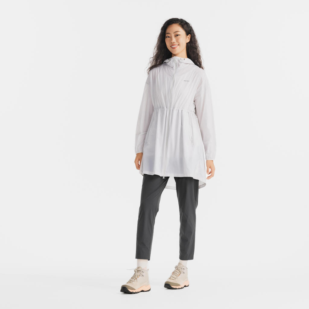 VESTE LONGUE ANTI-UV HELIUM 550 FEMME - GRISE