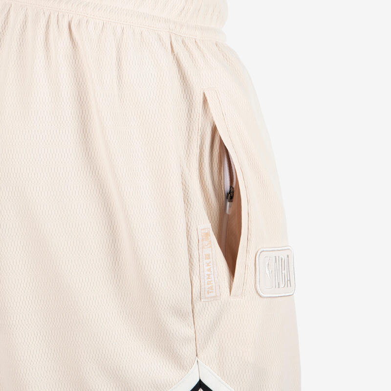 Short de basketball NBA homme/femme - SH 900 AD Beige