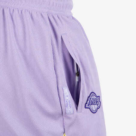 Men's/Women's Basketball Shorts SH 900 NBA Lakers - Purple