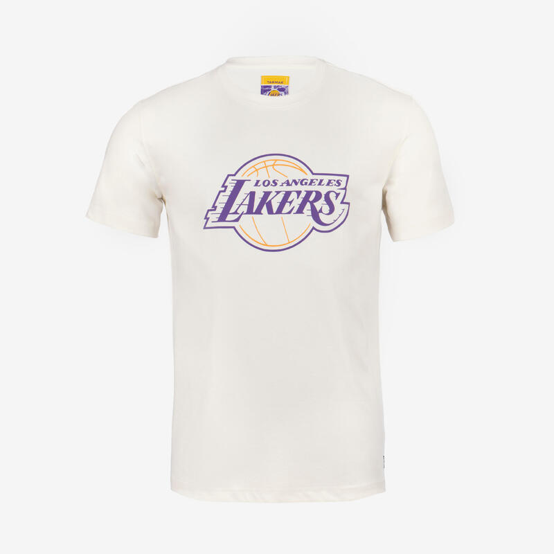 T-shirt basket adulto unisex TS 900 NBA Lakers bianca