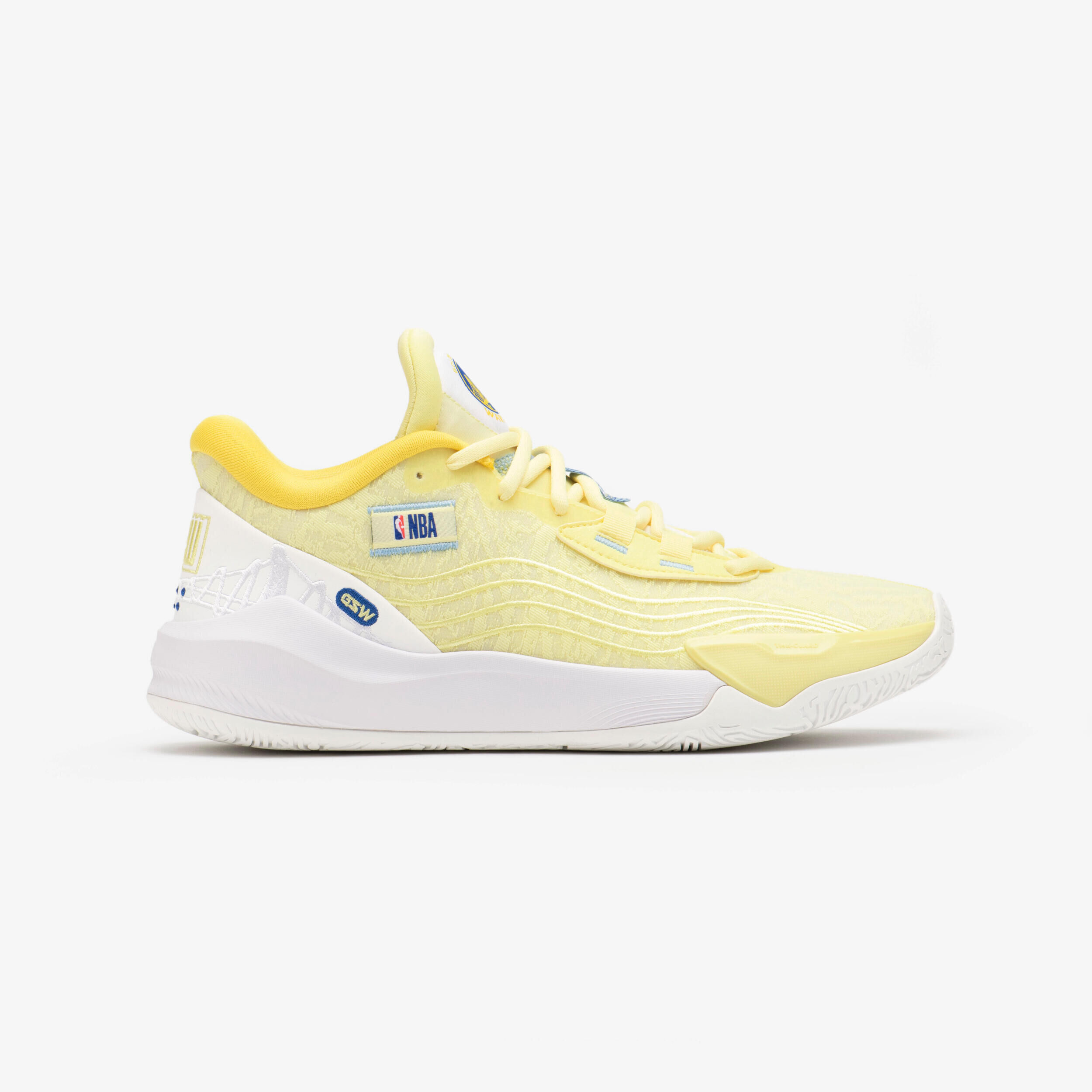 TARMAK Men's/Women's Basketball Shoes NBA Warriors Fast 900 Low-1 - Yellow