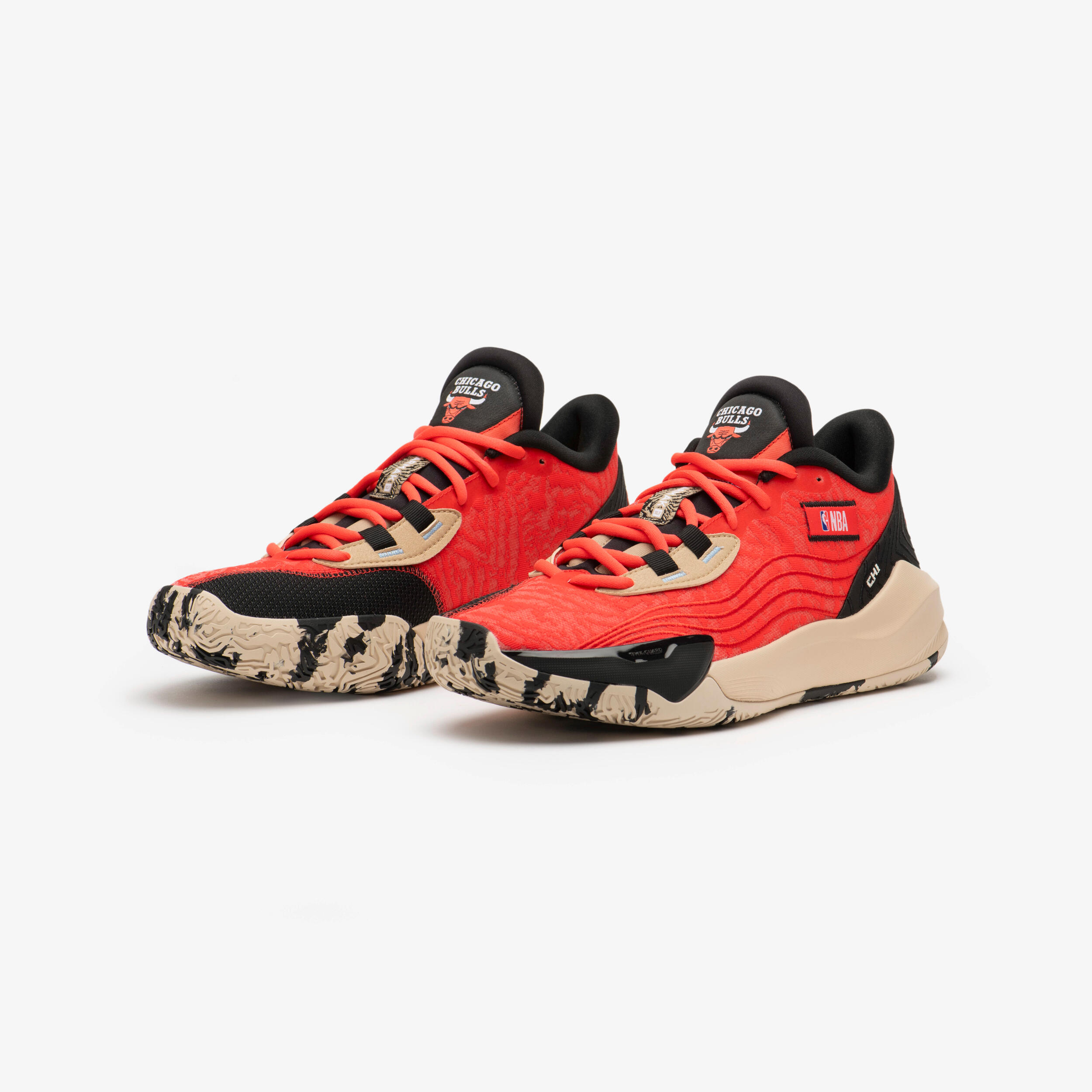 Scarpe basket adulto unisex FAST 900 LOW NBA Chicago Bulls rosse 5/10