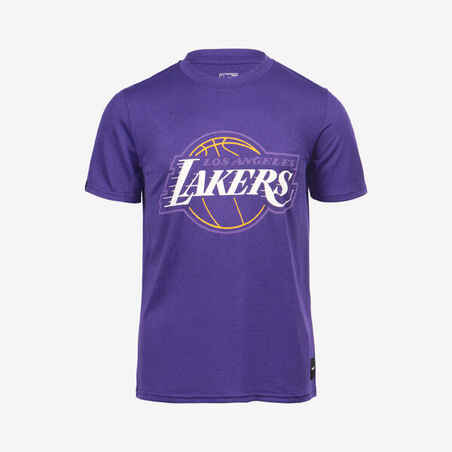 Kids' Basketball T-Shirt TS 900 NBA Lakers - Purple