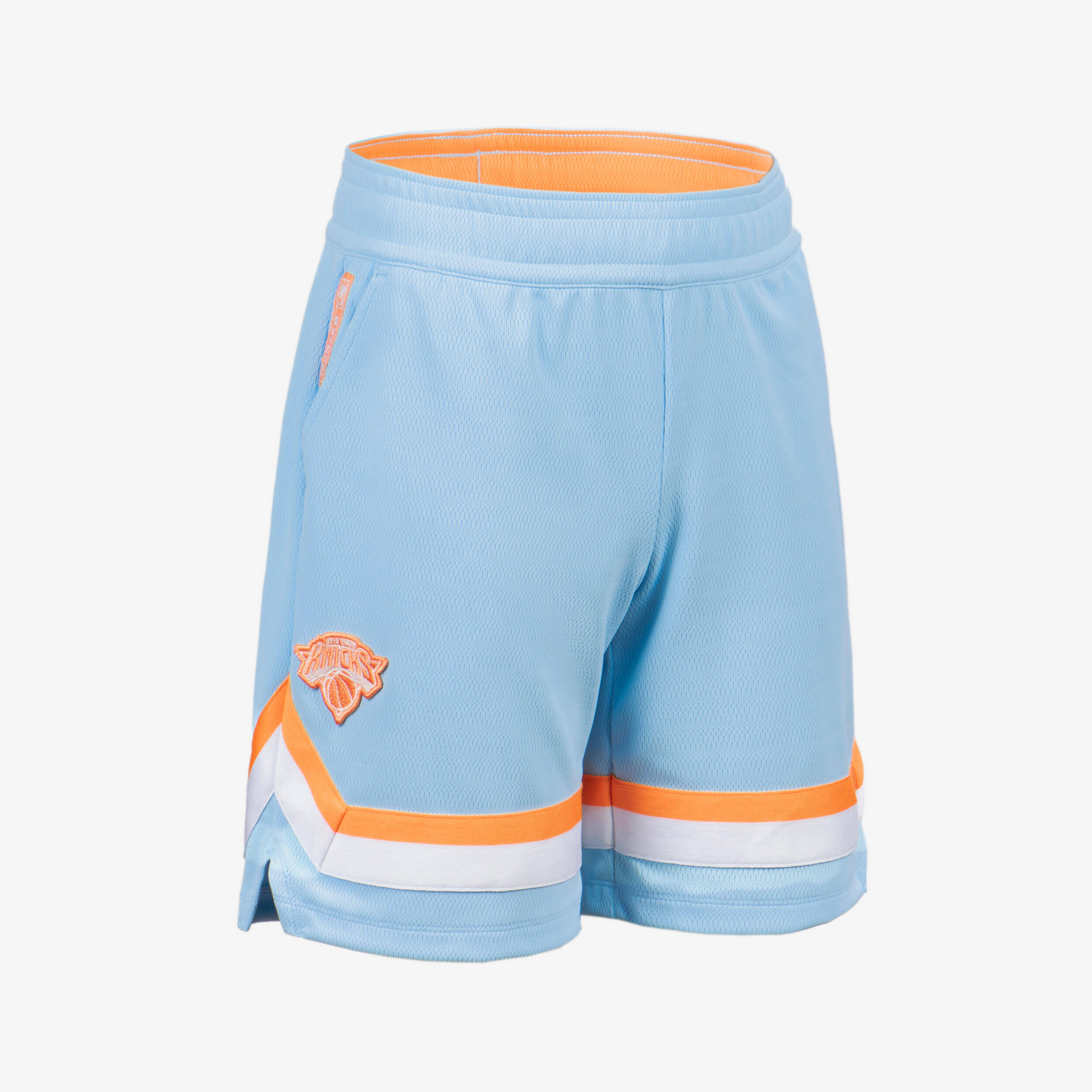 Kids' Basketball Shorts SH 900 NBA Knicks - Blue -  5