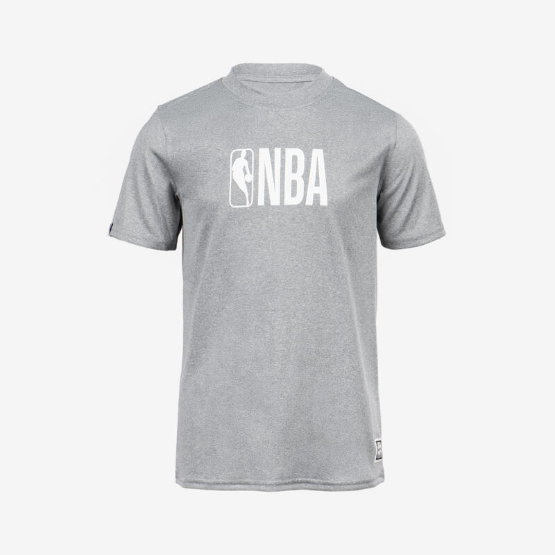 Kinder Shirt Basketball Kurzarm NBA - TS 900 grau