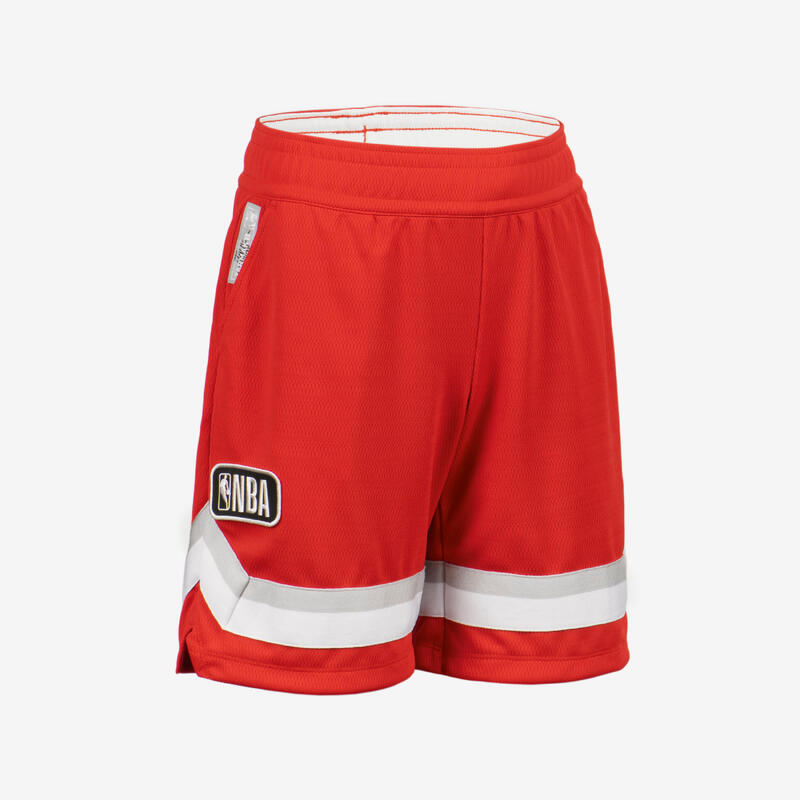 Calções de basquetebol NBA Chicago Bull criança - SH 900 JR Vermelho