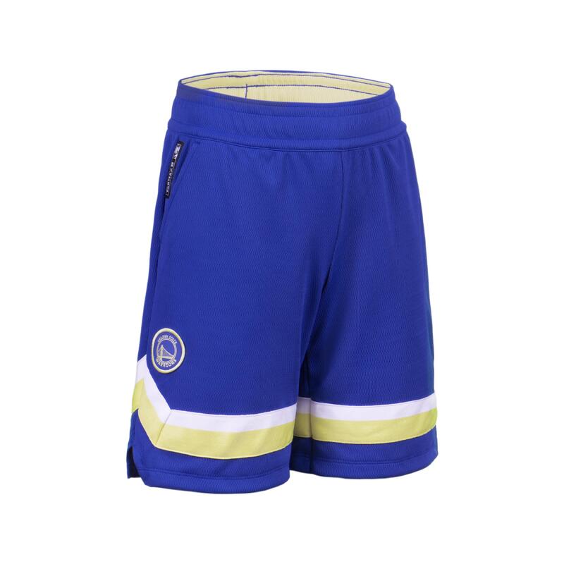 Kids' Basketball Shorts NBA Warriors SH 900 - Blue