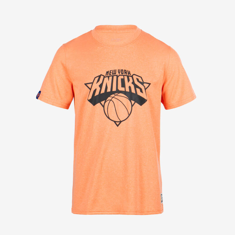 Basketbalshirt voor kinderen TS 900 NBA Knicks oranje