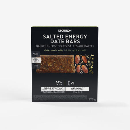 Energibar med dadlar och frön saltad 5x35 g