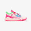 Bērnu basketbola apavi “Fast 900 Low-1”, NBA Maiami Heat, rozā