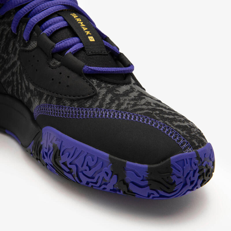 Basketbalschoenen voor kinderen FAST 900 LOW-1 NBA Lakers zwart