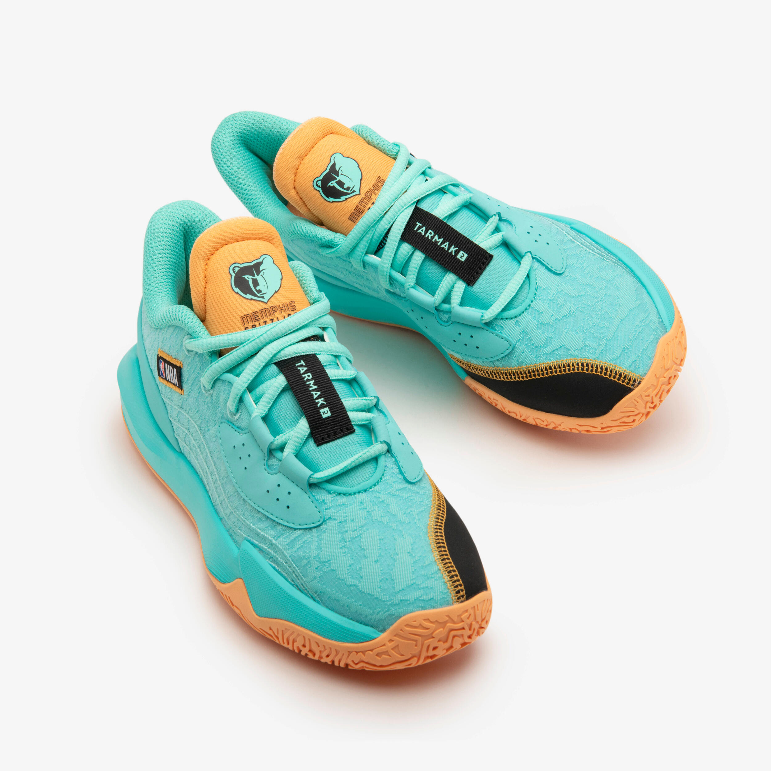 Kids' Basketball Shoes Fast 900 Low-1 - NBA Grizzlies/Blue 5/10