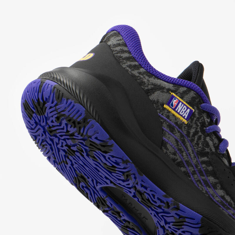 Botas de Basquetebol Criança NBA Lakers FAST 900 LOW-1 Preto