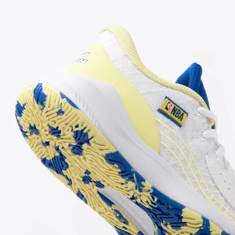 Ghete Baschet NBA Warriors FAST 900 LOW-1 Alb Copii 