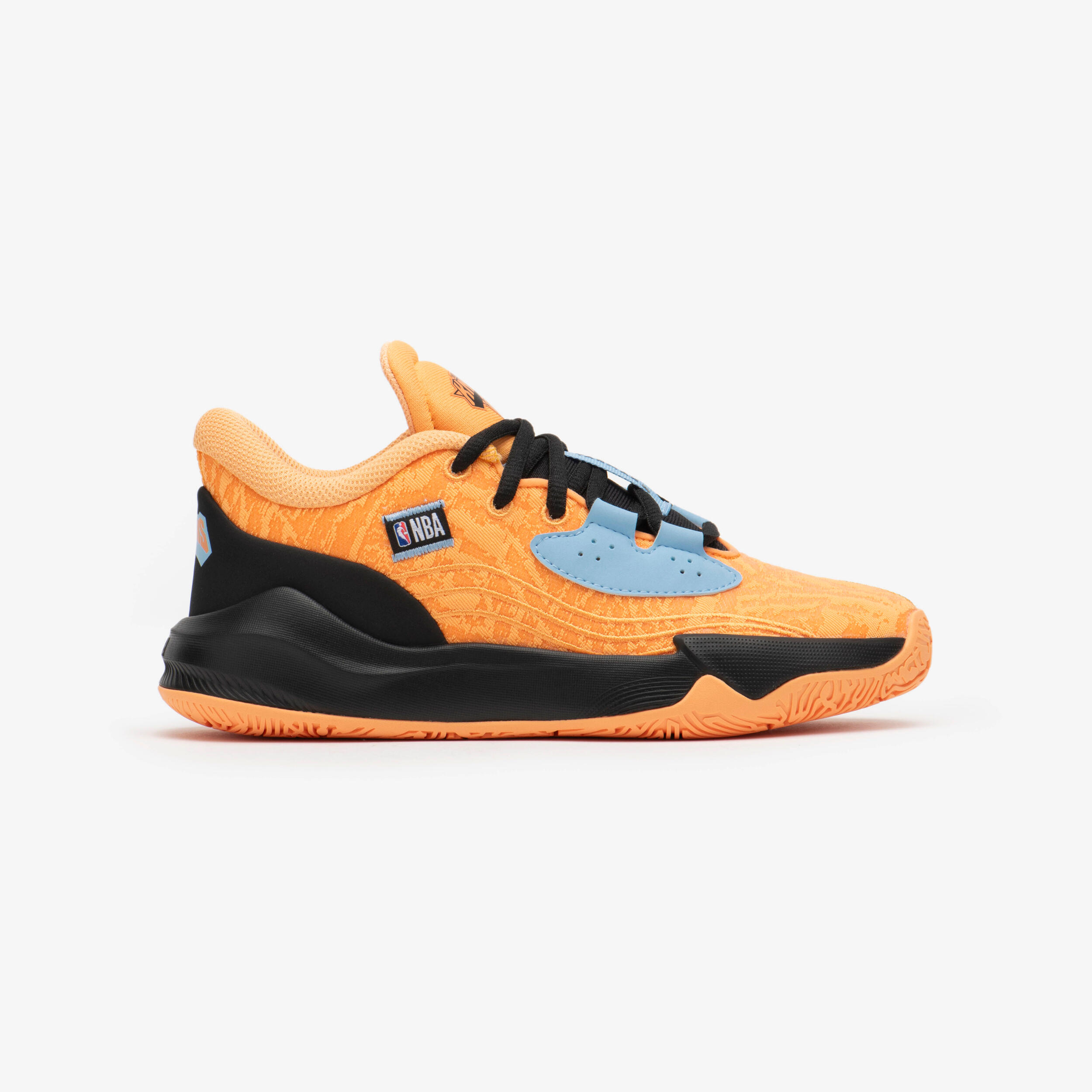 TARMAK Kids' Basketball Shoes Fast 900 Low-1 - NBA Knicks/Orange