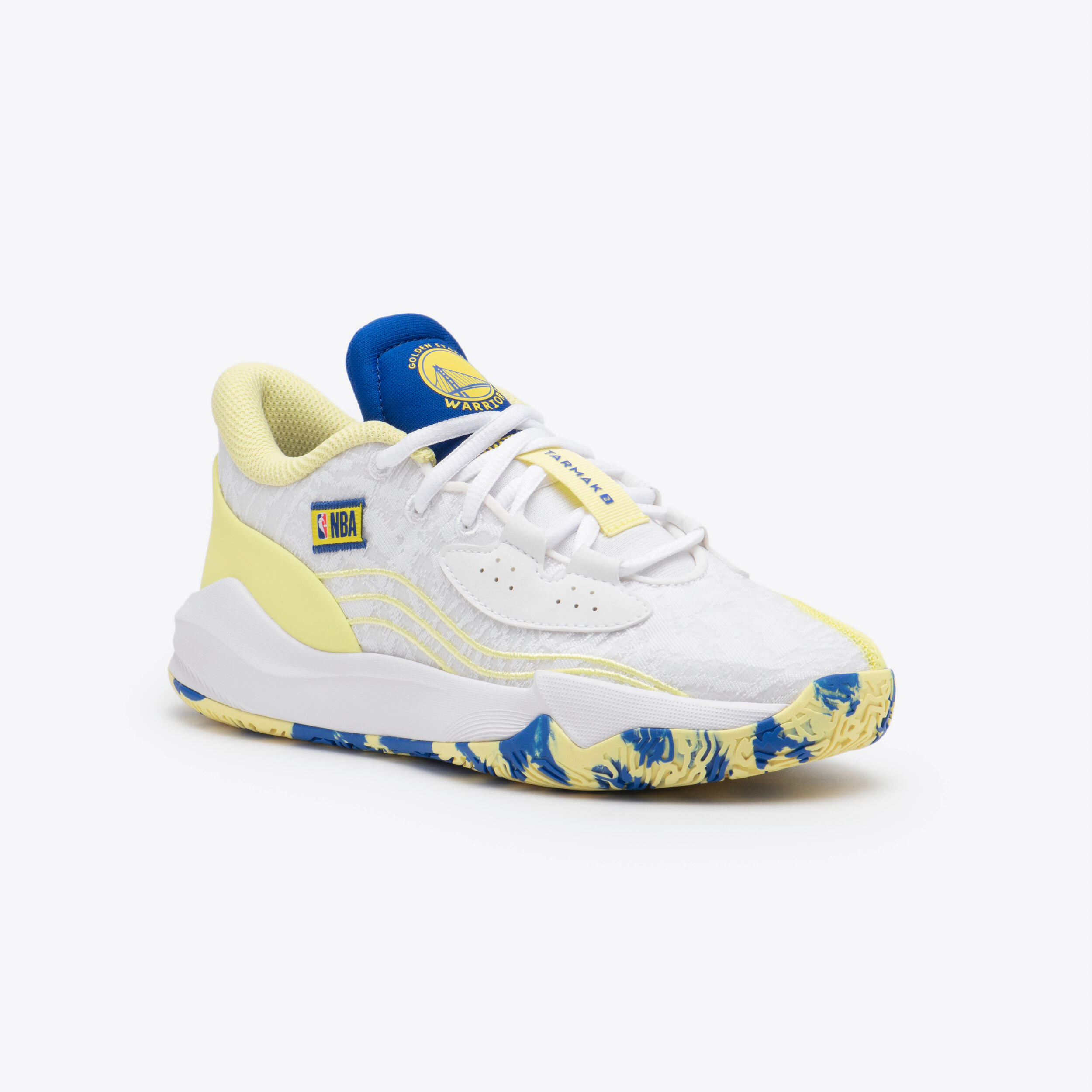 Ghete Baschet NBA Warriors FAST 900 LOW-1 Alb Copii