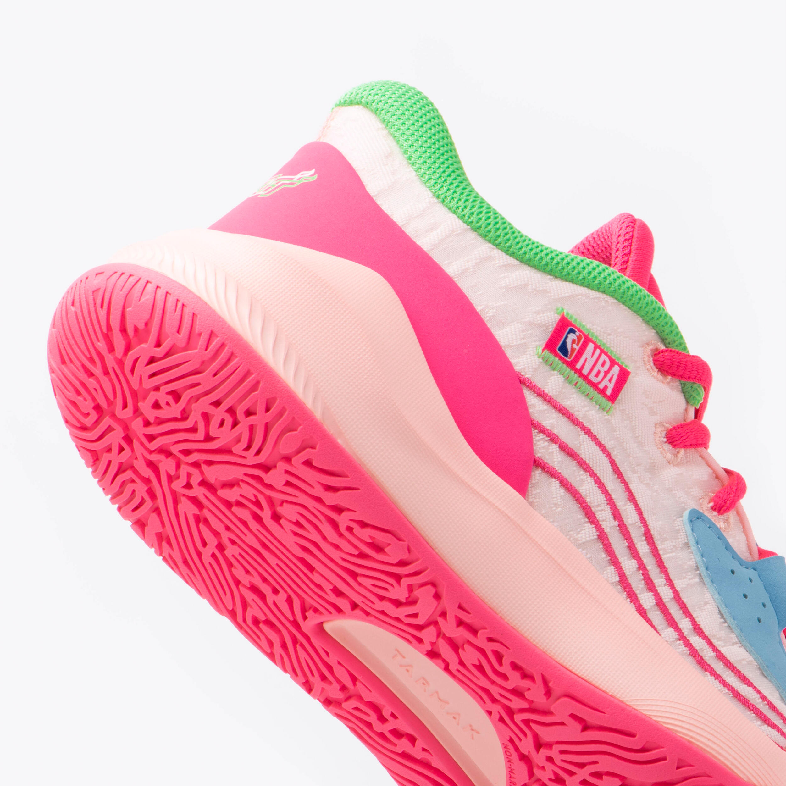 Miami Heat basketbalschoenen kind FAST 900 LOW-1 NBA roze 8/10