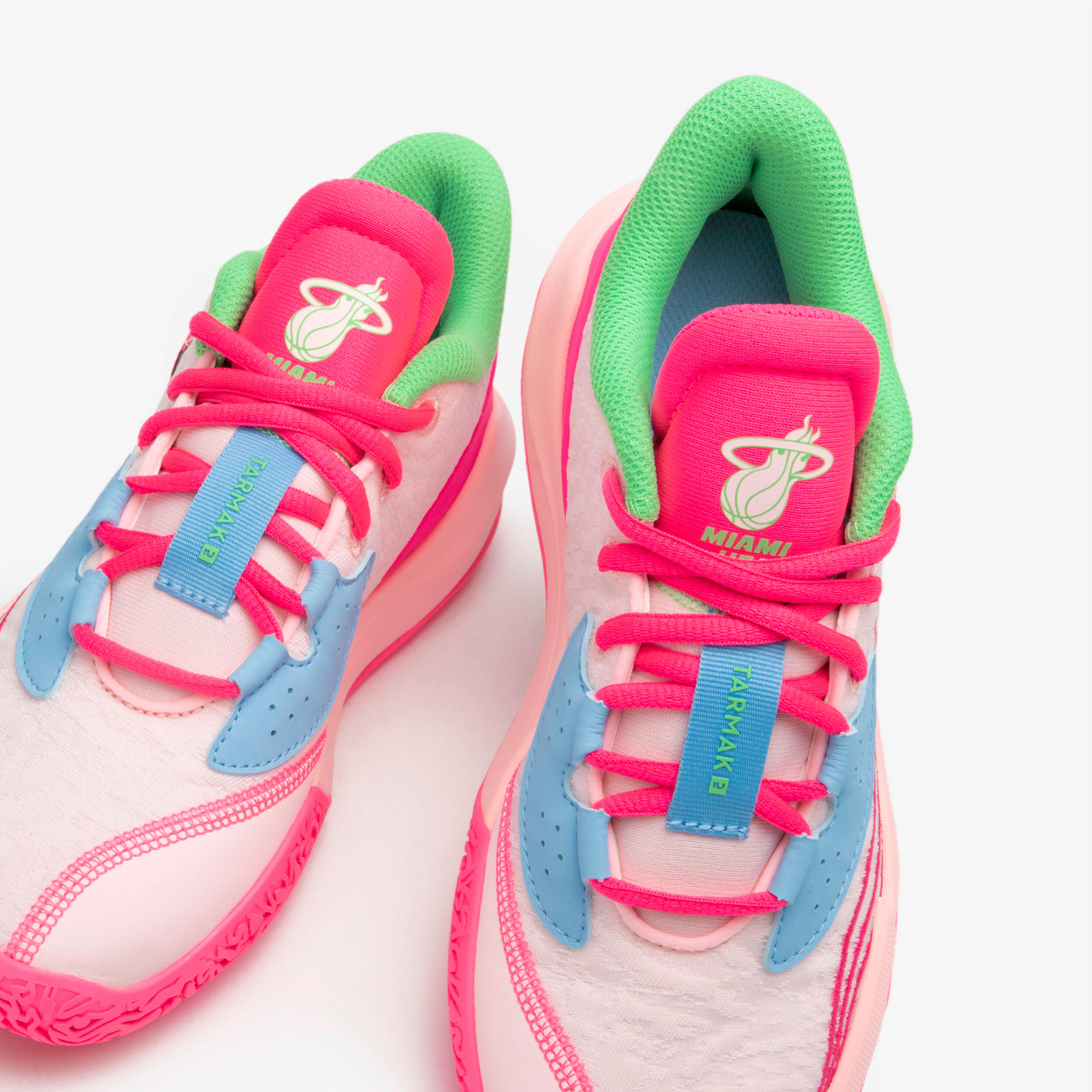 Miami Heat basketbalschoenen kind FAST 900 LOW-1 NBA roze 5/10