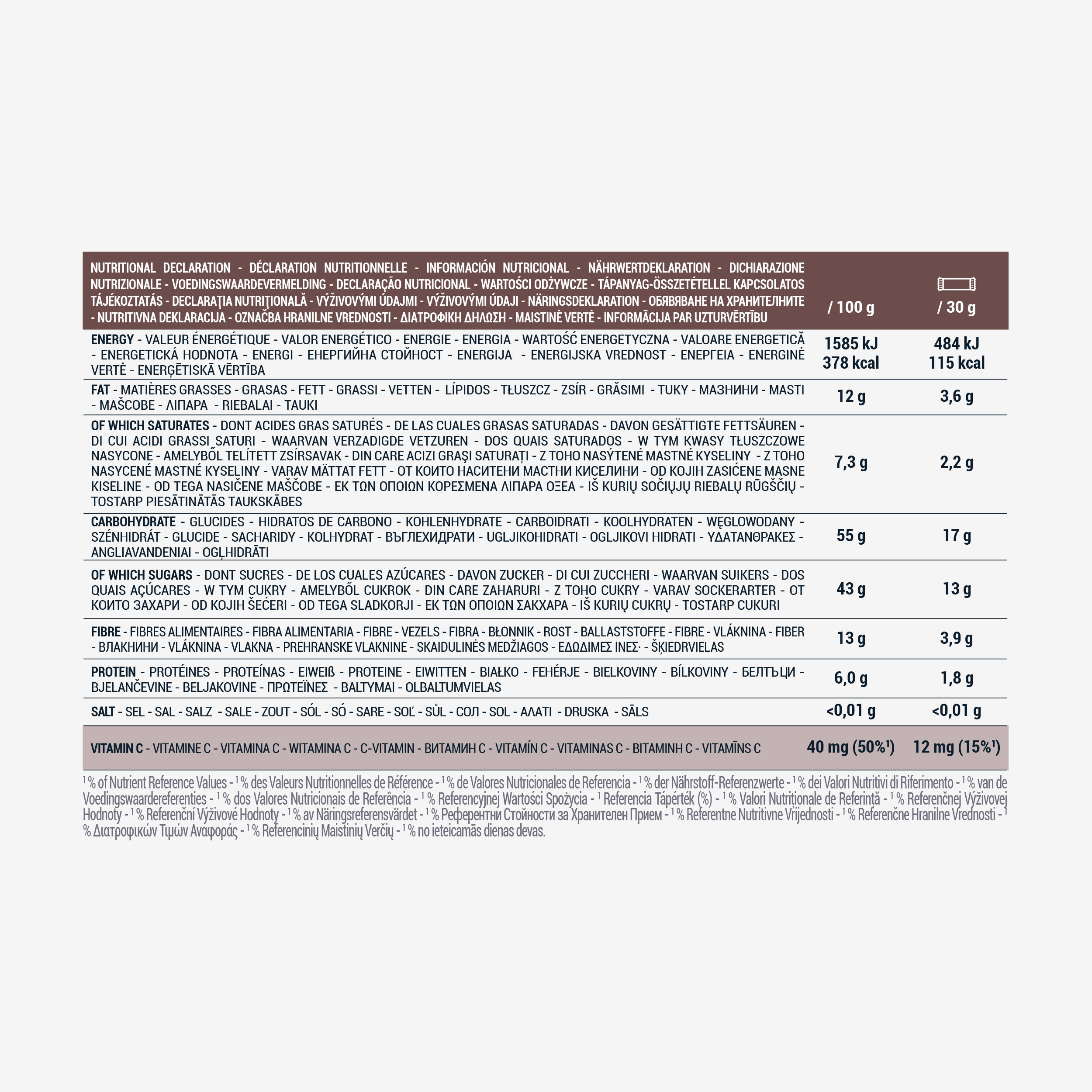 DATE PASTE SPORT BARS COCOA / GLUTEN FREE