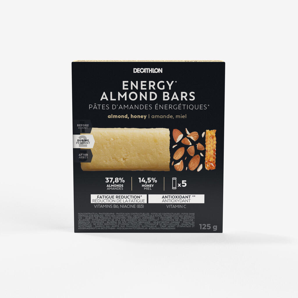 PLAIN ALMOND ENERGY BAR 5X25G