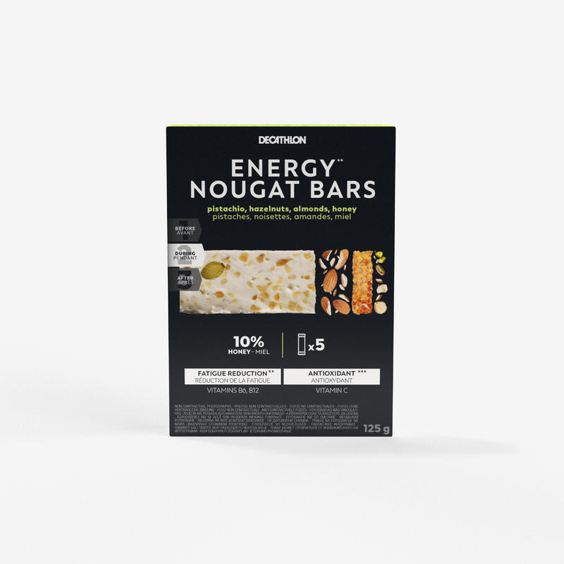 Nougat energético 5x25 g