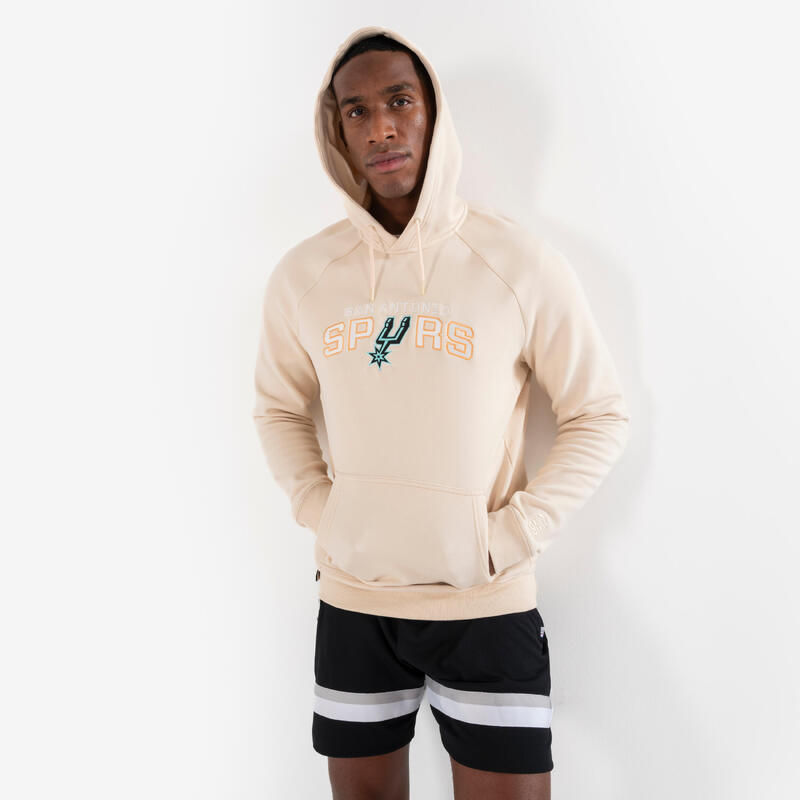 sweat à capuche SAN ANTONIO SPURS - homme/femme - Hoodie 900 NBA beige