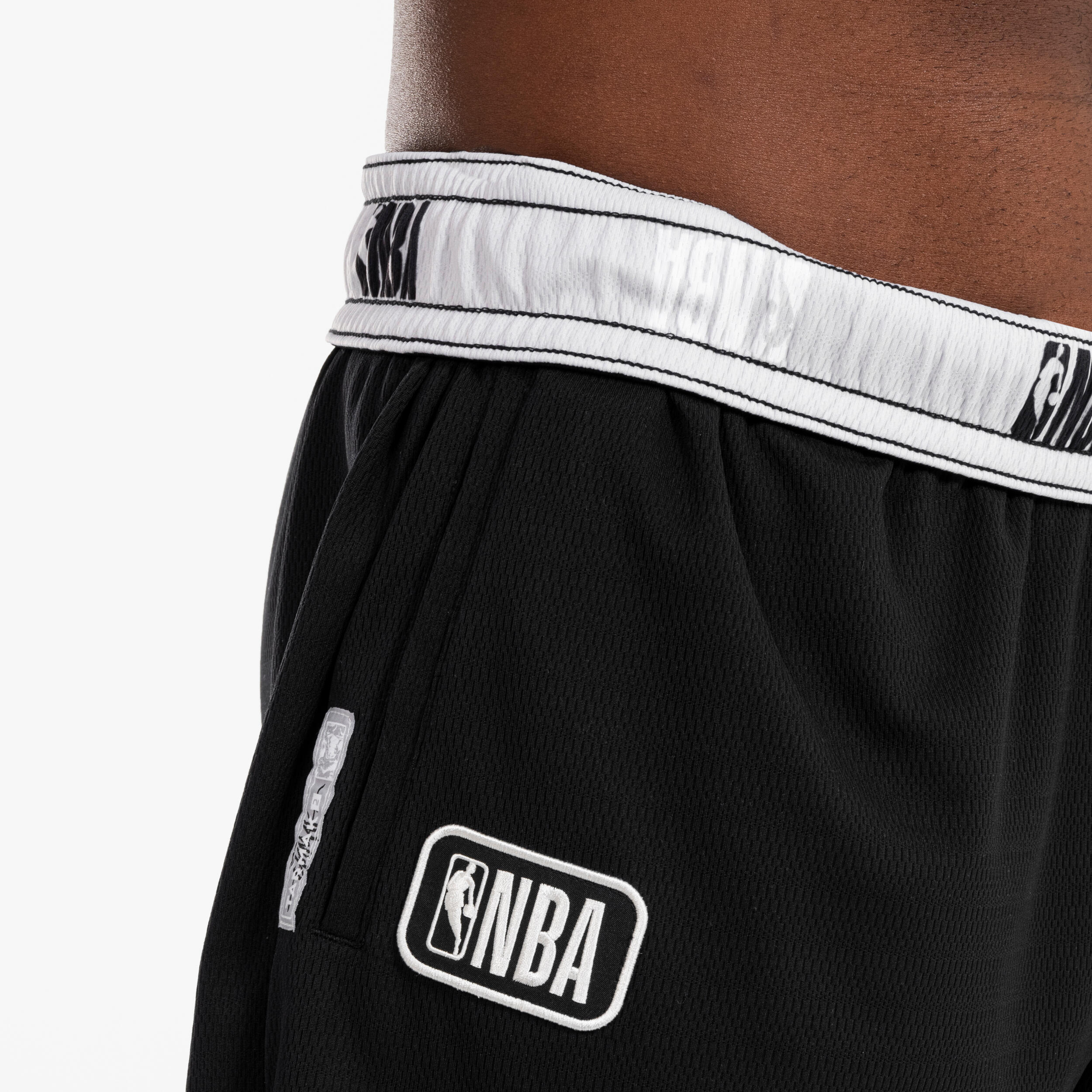 Men's/Women's Basketball Shorts NBA SH 900 - Black 7/8