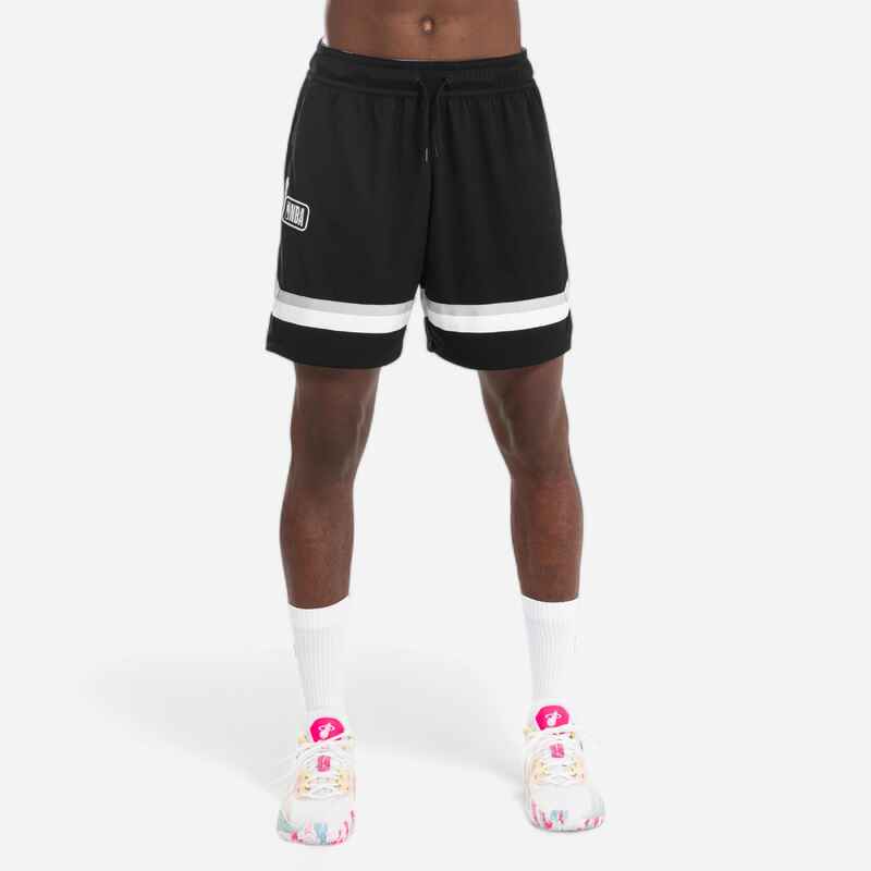 Short de básquetbol negro para hombre y mujer SH 900 AD NBA