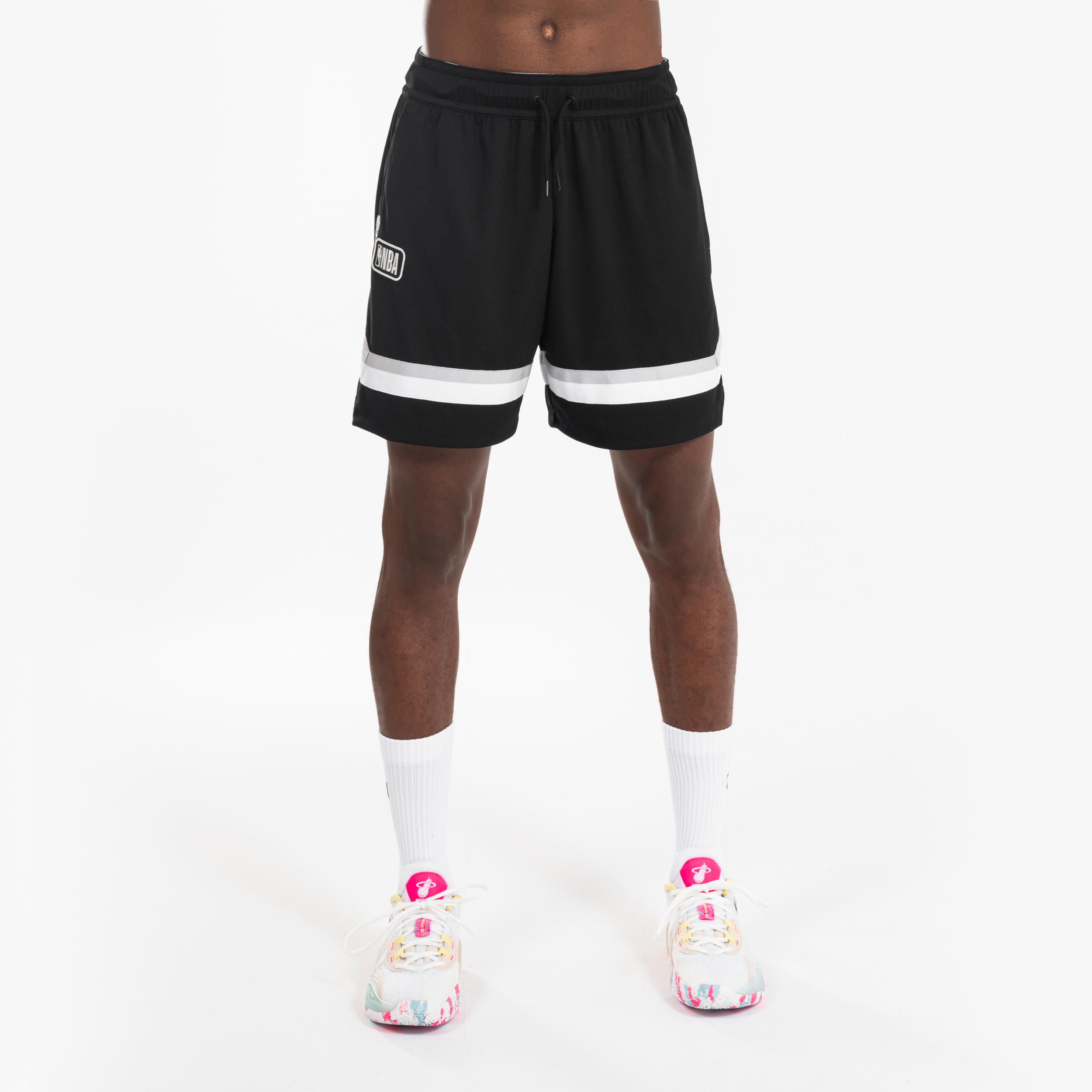 TARMAK Short De Basketball Nba Homme/Femme - Sh 900 Ad Noir